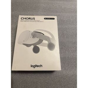 Logitech - Chorus VR Off-Ear Integrated Audio for Meta Quest 2 -‎ White